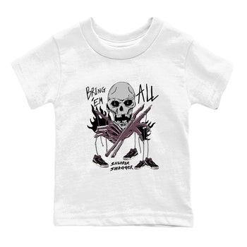 AJ3 A Ma Maniere x Black shirts to match jordans Bring 'Em All unique Halloween sneaker tee A Ma Maniere x Air Jordan 3 _lack SNRT Sneaker Tees streetwear brand Baby and Youth White 2 cotton tee
