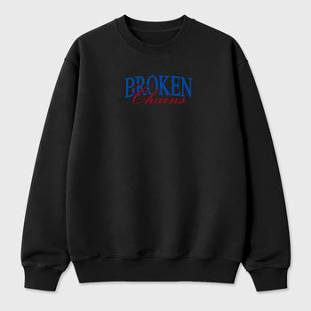 Broken Chains sneaker match t-shirt styled to complete your fit with the Air Jordan 1 Union x Fragment sneakers, shown in Black.