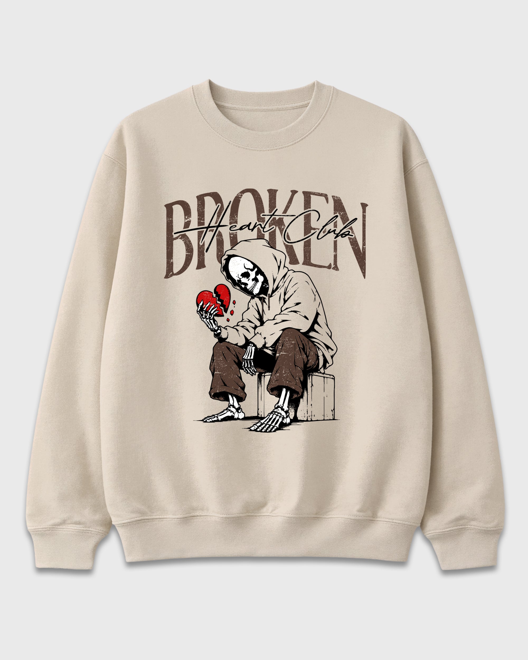Broken Heart Club Graphic T-Shirt featuring original streetwear artwork designed to match the Air Jordan 12 Fireside. Natural 2 Graphic Tee.