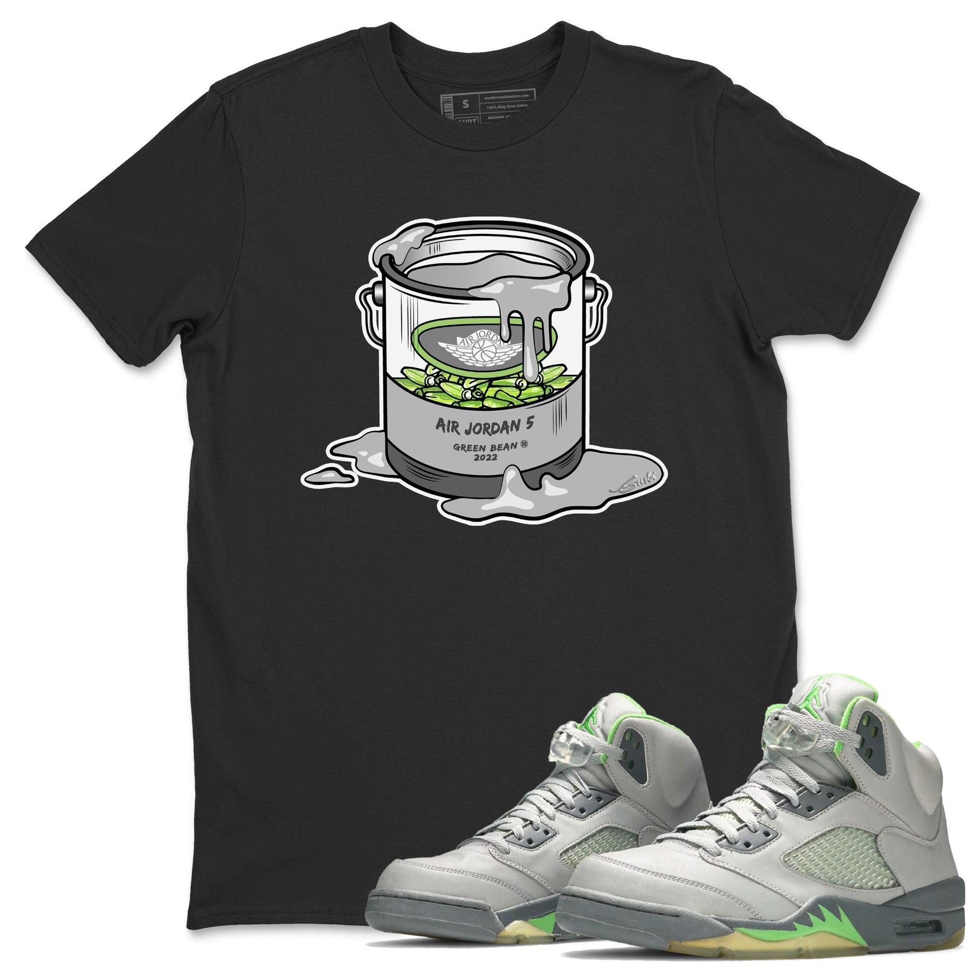 Bucket Unisex Audult Tops - Air Jordan 5 Green Bean - SNRT Sneaker Tee