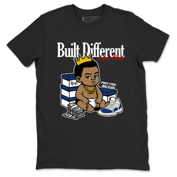 Sneaker match tees – Sneaker Threads To Match Air Jordan 11 Rare Air Shoes – Built Different Since Birth Tee Black 2