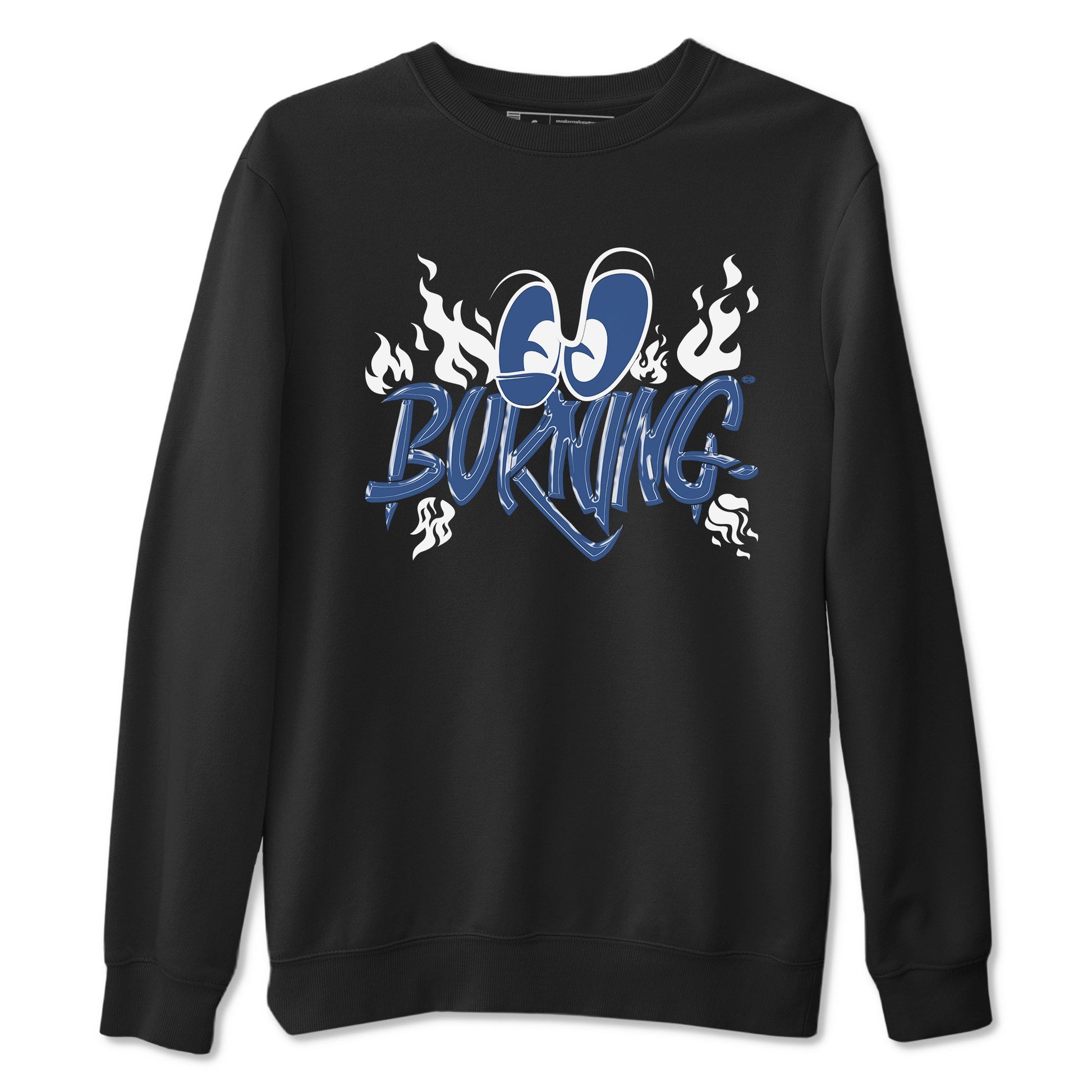 11s Diffused Blue shirts to match jordans Burning sneaker match tees Air Jordan 11 Diffused Blue SNRT Sneaker Release Tees unisex cotton Black 2 crew neck shirts