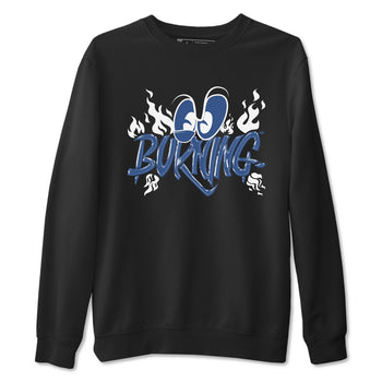 11s Diffused Blue shirts to match jordans Burning sneaker match tees Air Jordan 11 Diffused Blue SNRT Sneaker Release Tees unisex cotton Black 2 crew neck shirts