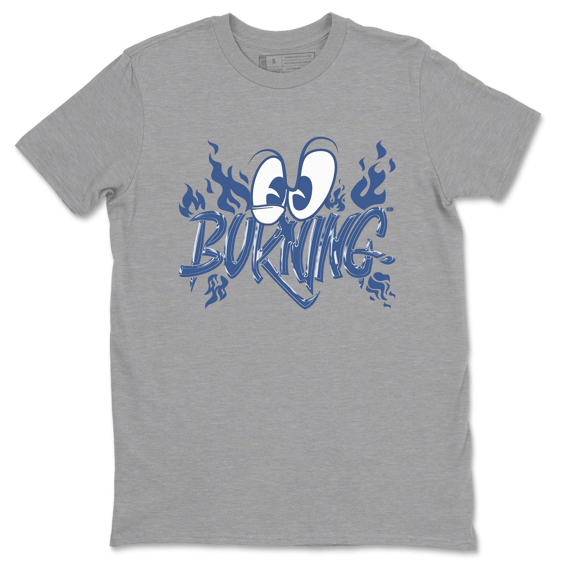 11s Diffused Blue shirts to match jordans Burning sneaker match tees Air Jordan 11 Diffused Blue SNRT Sneaker Release Tees unisex cotton Heather Grey 2 crew neck shirts