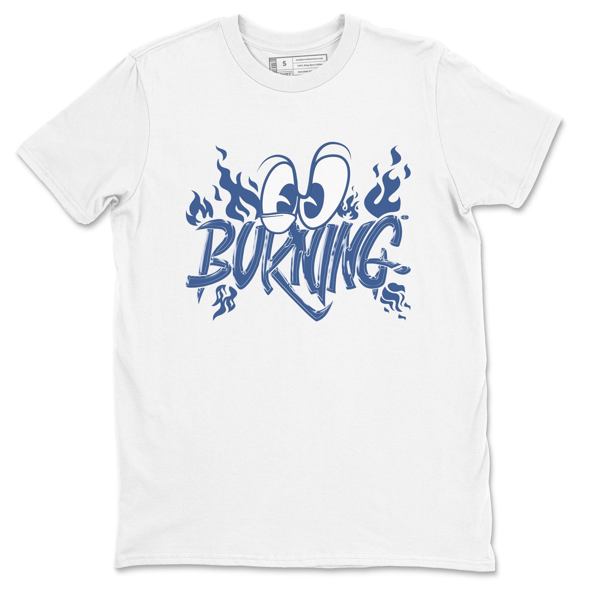 11s Diffused Blue shirts to match jordans Burning sneaker match tees Air Jordan 11 Diffused Blue SNRT Sneaker Release Tees unisex cotton White 2 crew neck shirts
