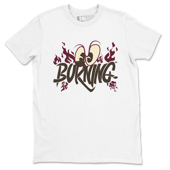 3s A Ma Maniere x Burgundy Crush shirts to match jordans Burning sneaker match tees A Ma Maniere x Air Jordan 3 Burgundy Crush Sneaker Release Tees unisex cotton White 2 crew neck shirts