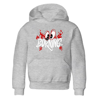 3s Cement Grey shirts to match jordans Burning sneaker match tees Air Jordan 3 Cement Grey match shoes to clothes SNRT Sneaker Tees Youth Baby Heather Grey 2 tee