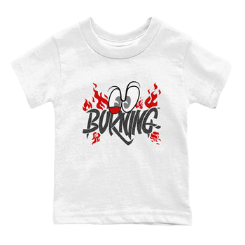 3s Cement Grey shirts to match jordans Burning sneaker match tees Air Jordan 3 Cement Grey match shoes to clothes SNRT Sneaker Tees Youth Baby White 2 tee