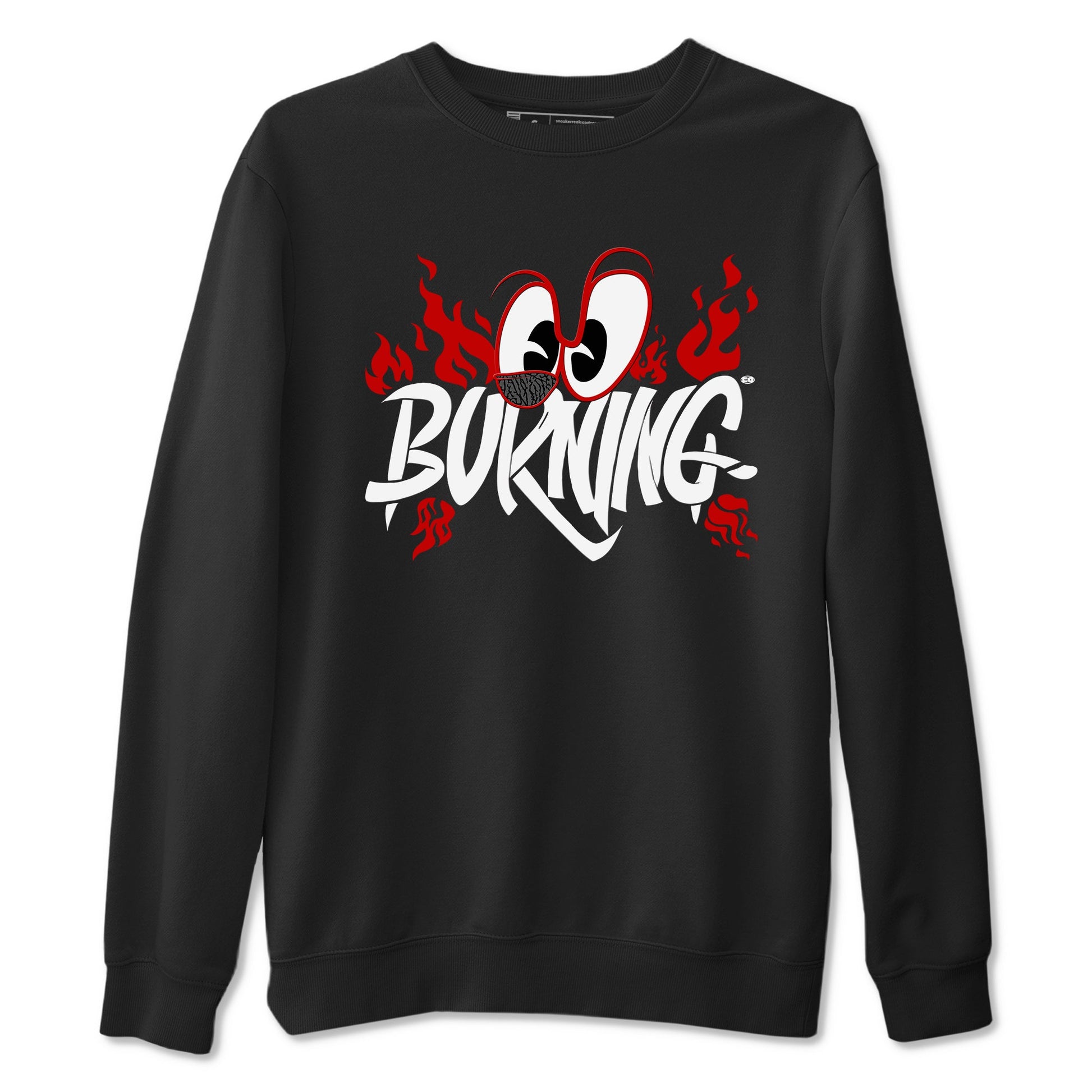 3s Cement Grey shirts to match jordans Burning sneaker match tees Air Jordan 3 Cement Grey match shoes to clothes SNRT Sneaker Tees unisex cotton Black 2 shirts