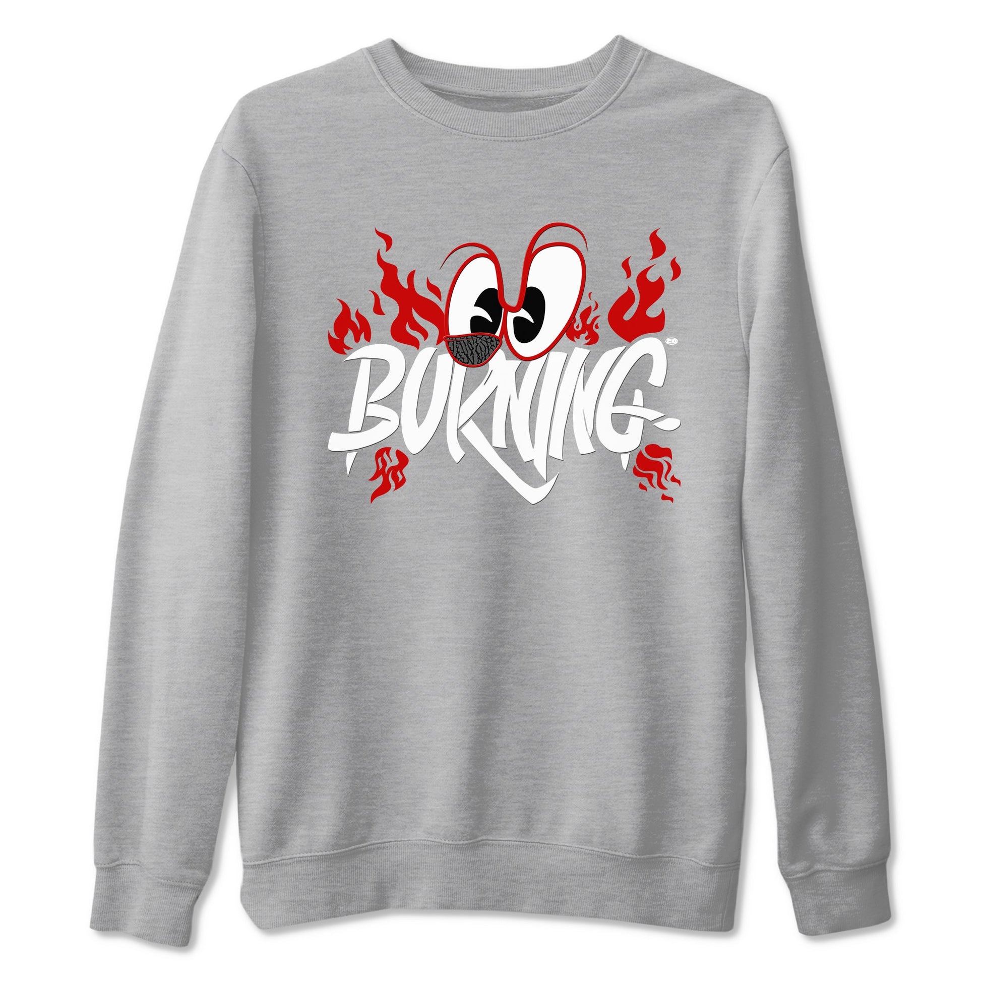3s Cement Grey shirts to match jordans Burning sneaker match tees Air Jordan 3 Cement Grey match shoes to clothes SNRT Sneaker Tees unisex cotton Heather Grey 2 shirts