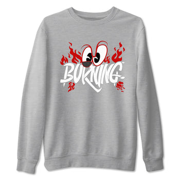 3s Cement Grey shirts to match jordans Burning sneaker match tees Air Jordan 3 Cement Grey match shoes to clothes SNRT Sneaker Tees unisex cotton Heather Grey 2 shirts