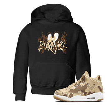 3s Desert Camo shirts to match jordans Burning sneaker match tees Air Jordan 3 Desert Camo SNRT Sneaker Tees streetwear brand Baby and Youth Black 1 cotton tee