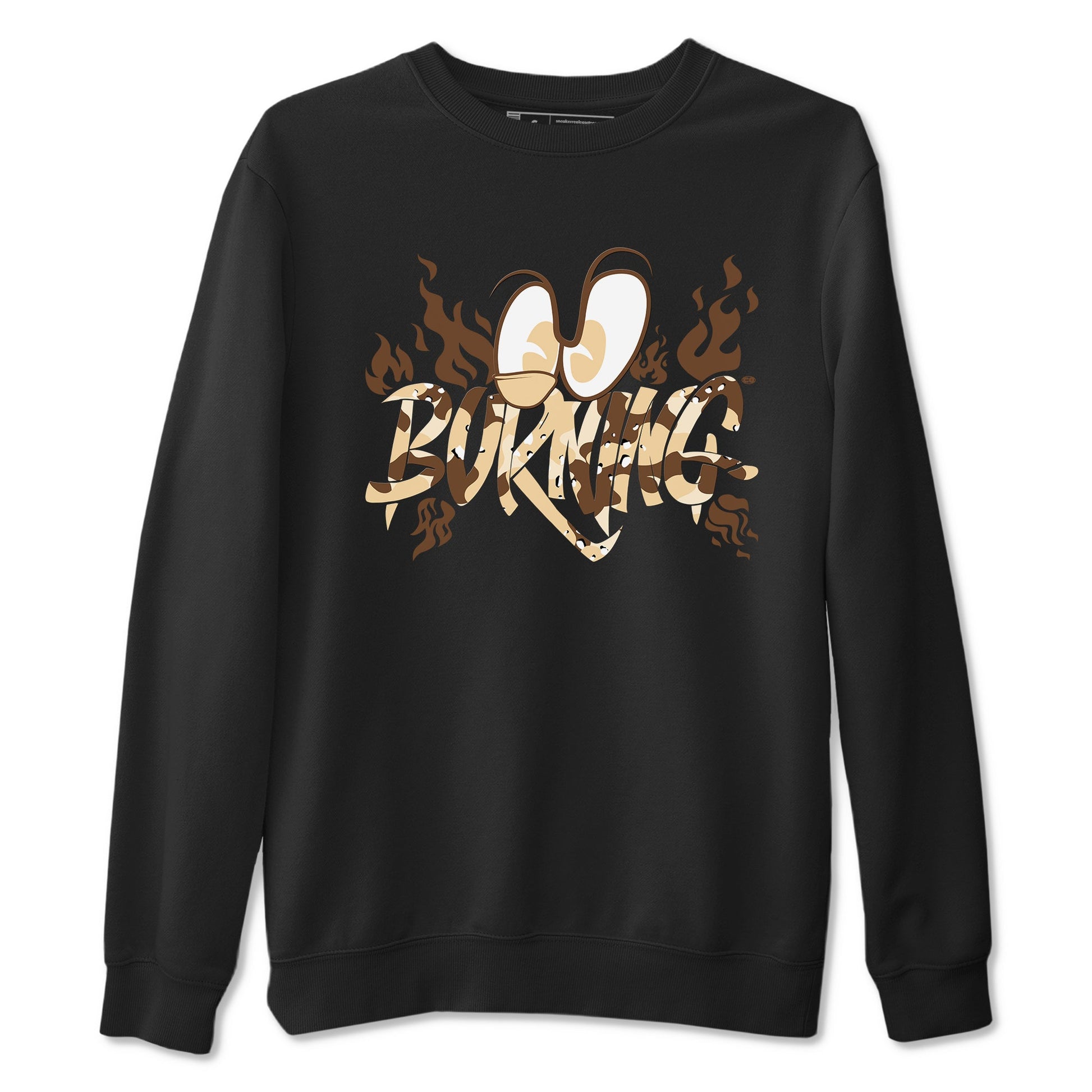 3s Desert Camo shirts to match jordans Burning sneaker match tees Air Jordan 3 Desert Camo SNRT Sneaker Tees streetwear brand Black 2 unisex cotton tee