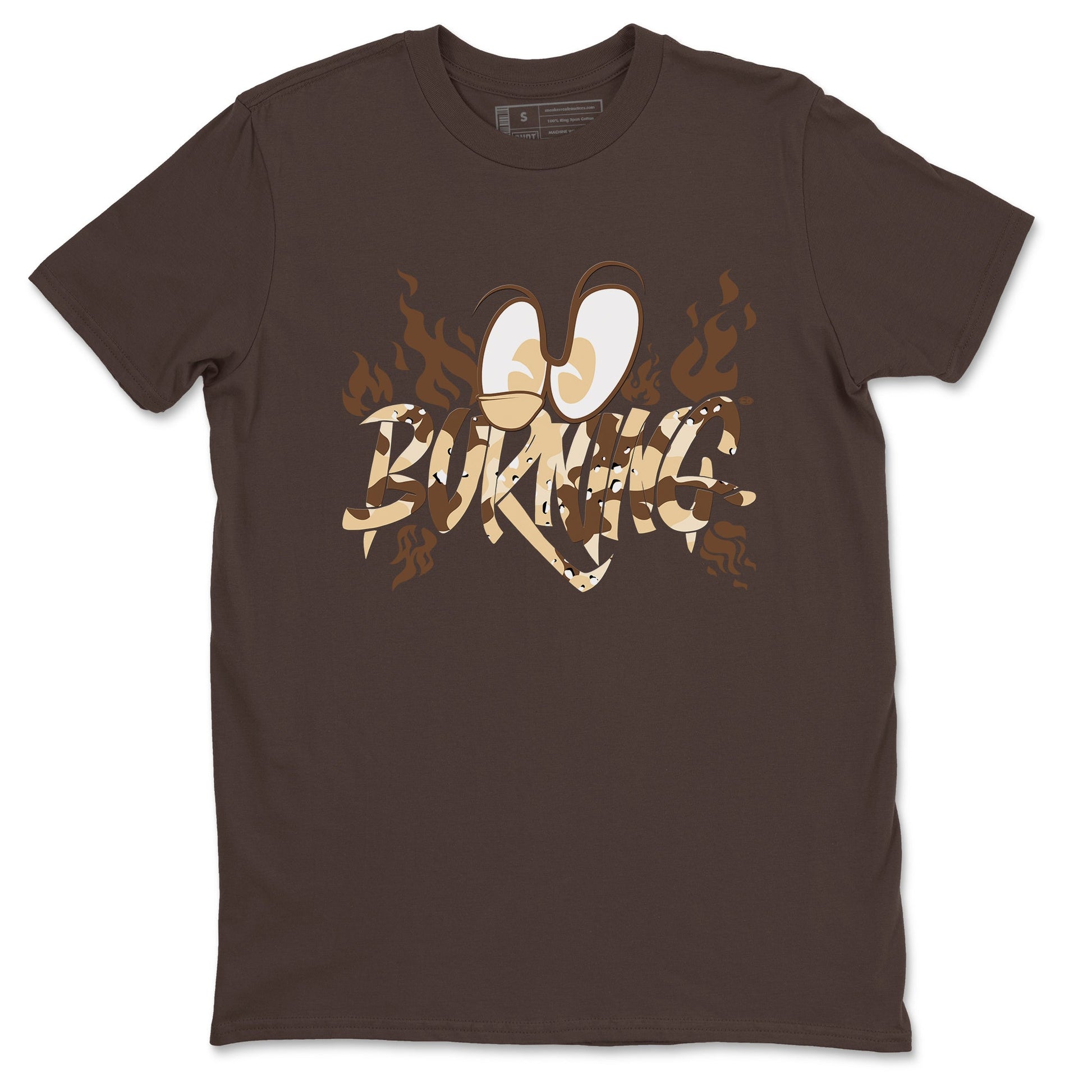 3s Desert Camo shirts to match jordans Burning sneaker match tees Air Jordan 3 Desert Camo SNRT Sneaker Tees streetwear brand Dark Chocolate 2 unisex cotton tee