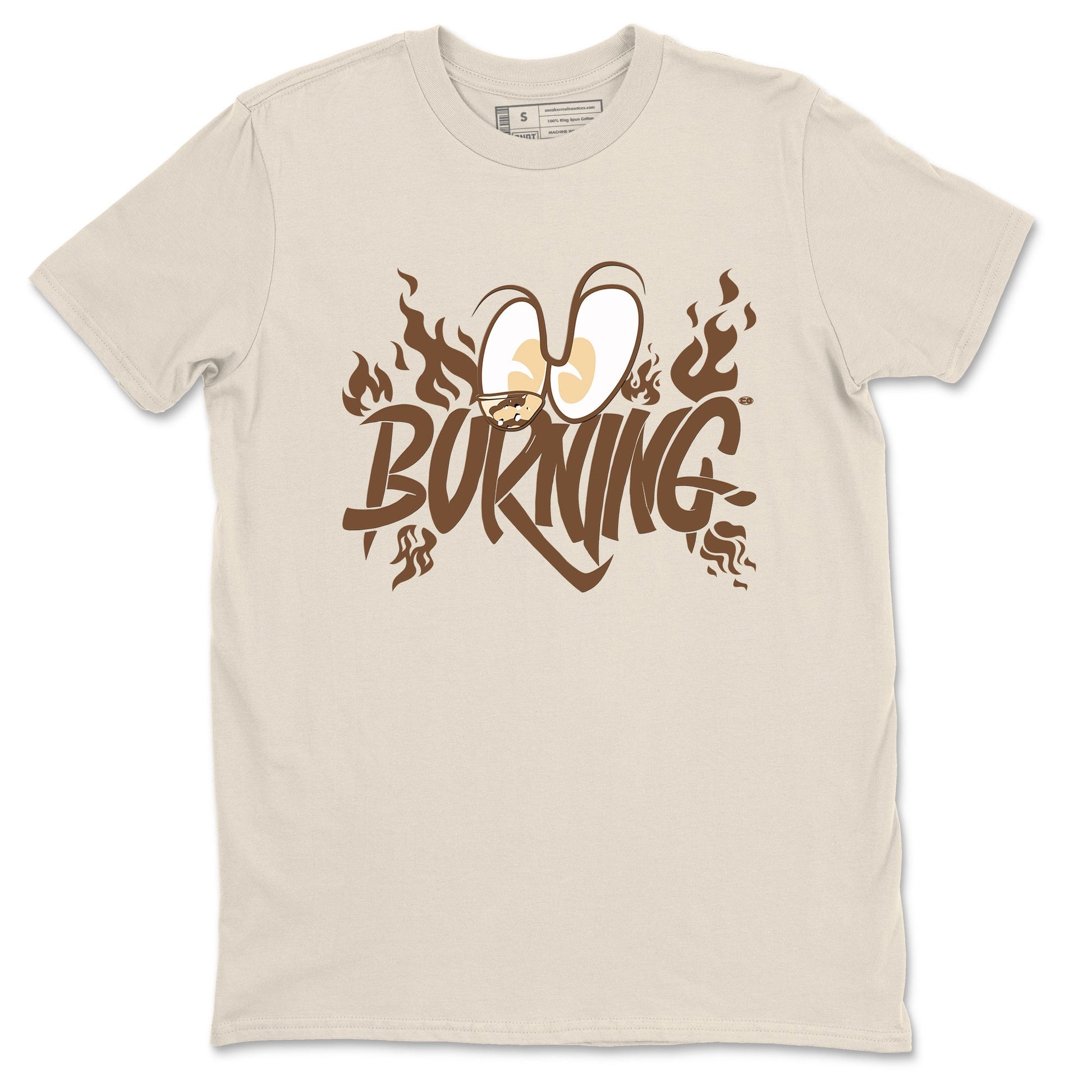 3s Desert Camo shirts to match jordans Burning sneaker match tees Air Jordan 3 Desert Camo SNRT Sneaker Tees streetwear brand Natural 2 unisex cotton tee