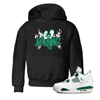 4s Oxidized Green shirts to match jordans Burning sneaker match tees Air Jordan 4 Oxidized Green SNRT Sneaker Tees streetwear brand Baby and Youth Black 1 cotton tee