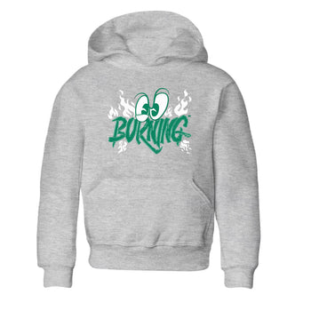 4s Oxidized Green shirts to match jordans Burning sneaker match tees Air Jordan 4 Oxidized Green SNRT Sneaker Tees streetwear brand Baby and Youth Heather Grey 2 cotton tee