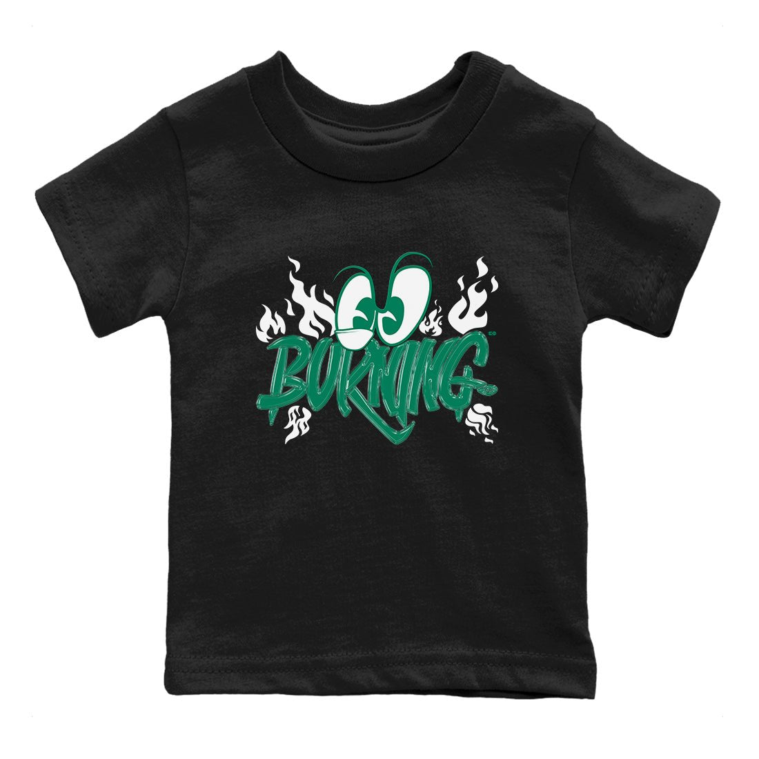 4s Oxidized Green shirts to match jordans Burning sneaker match tees Air Jordan 4 Oxidized Green SNRT Sneaker Tees streetwear brand Baby and Youth Black 2 cotton tee
