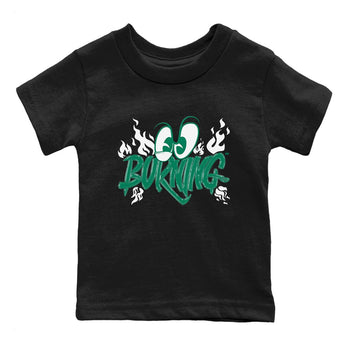4s Oxidized Green shirts to match jordans Burning sneaker match tees Air Jordan 4 Oxidized Green SNRT Sneaker Tees streetwear brand Baby and Youth Black 2 cotton tee