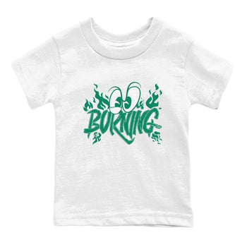 4s Oxidized Green shirts to match jordans Burning sneaker match tees Air Jordan 4 Oxidized Green SNRT Sneaker Tees streetwear brand Baby and Youth White 2 cotton tee