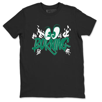 4s Oxidized Green shirts to match jordans Burning sneaker match tees Air Jordan 4 Oxidized Green SNRT Sneaker Tees streetwear brand Black 2 unisex cotton tee