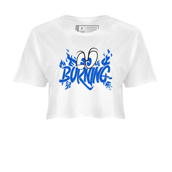Yeezy Slide Azure shirts to match jordans Burning sneaker match tees Yeezy Slide Azure SNRT Sneaker Tees streetwear brand White 2 crop tee