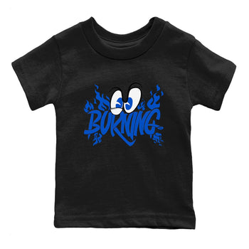 Yeezy Slide Azure shirts to match jordans Burning sneaker match tees Yeezy Slide Azure SNRT Sneaker Tees streetwear brand Baby and Youth Black 2 cotton tee