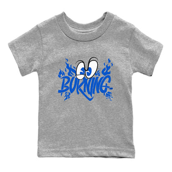 Yeezy Slide Azure shirts to match jordans Burning sneaker match tees Yeezy Slide Azure SNRT Sneaker Tees streetwear brand Baby and Youth Heather Grey 2 cotton tee