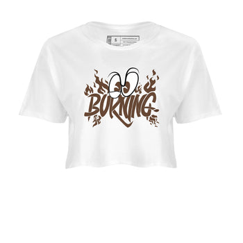 Yeezy Slide Flax shirts to match jordans Burning sneaker match tees Yeezy Slide Flax SNRT Sneaker Tees streetwear brand White 2 crop tee
