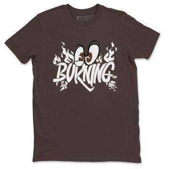 Yeezy Slide Flax shirts to match jordans Burning sneaker match tees Yeezy Slide Flax SNRT Sneaker Tees streetwear brand Dark Chocolate 2 unisex cotton tee