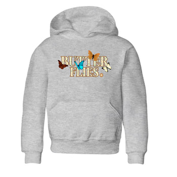 Butterflies Kids Tops - Air Jordan 4 Cacao Wow - SNRT Sneaker Tee