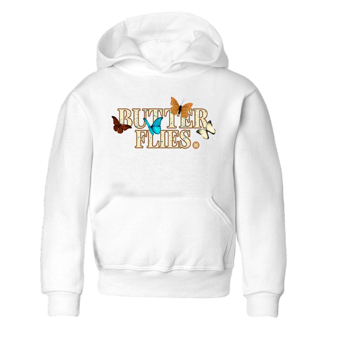 Butterflies Kids Tops - Air Jordan 4 Cacao Wow - SNRT Sneaker Tee