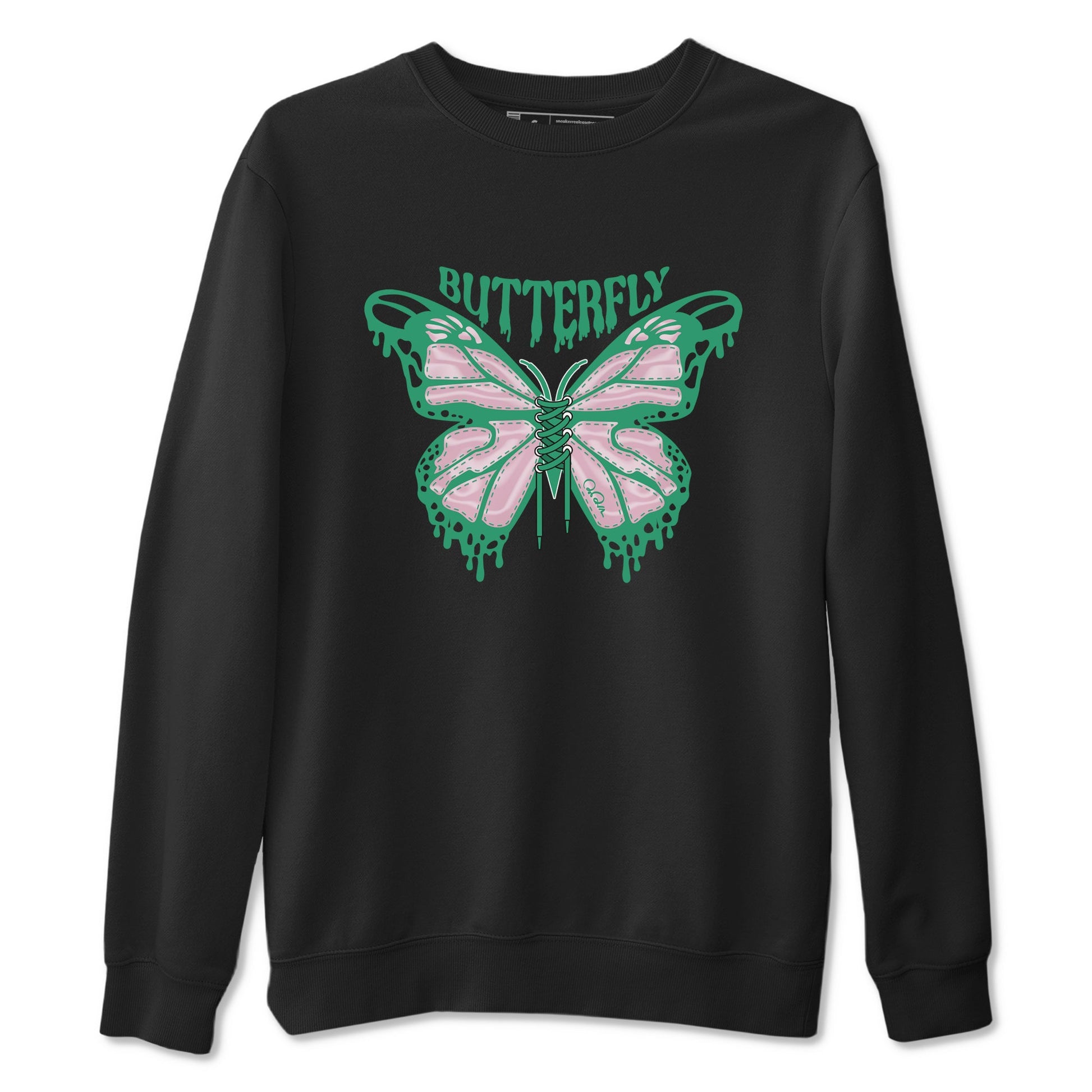 Dunk Low Medium Soft Pink Malachite shirt to match jordans Butterfly sneaker tees Dunk Retro SE Medium Soft Pink Malachite SNRT Sneaker Release Tees unisex cotton Black 2 crew neck shirt