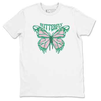 Dunk Low Medium Soft Pink Malachite shirt to match jordans Butterfly sneaker tees Dunk Retro SE Medium Soft Pink Malachite SNRT Sneaker Release Tees unisex cotton White 2 crew neck shirt