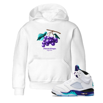Fresh Grape SNRT Sneaker Tees Kids - Air Jordan 5 Grape - SNRT Sneaker T-shirts