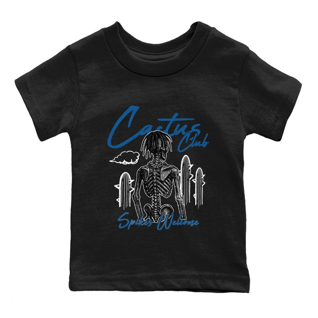 Sneaker match tees – Sneaker Tees To Match Air Jordan 1 Travis Scott Fragment Shoes – Cactus Club Kids T-Shirt Black 2