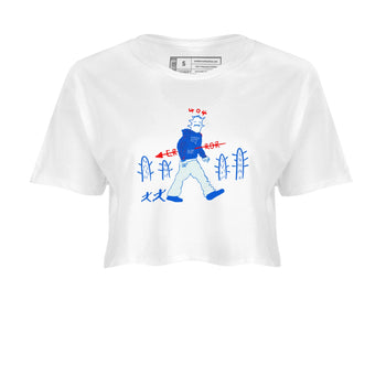 Air Force 1 404 Error shirt to match jordans Cactus Man sneaker tees Air Force 1 404 Error SNRT Sneaker Release Tees White 2 crop length shirt