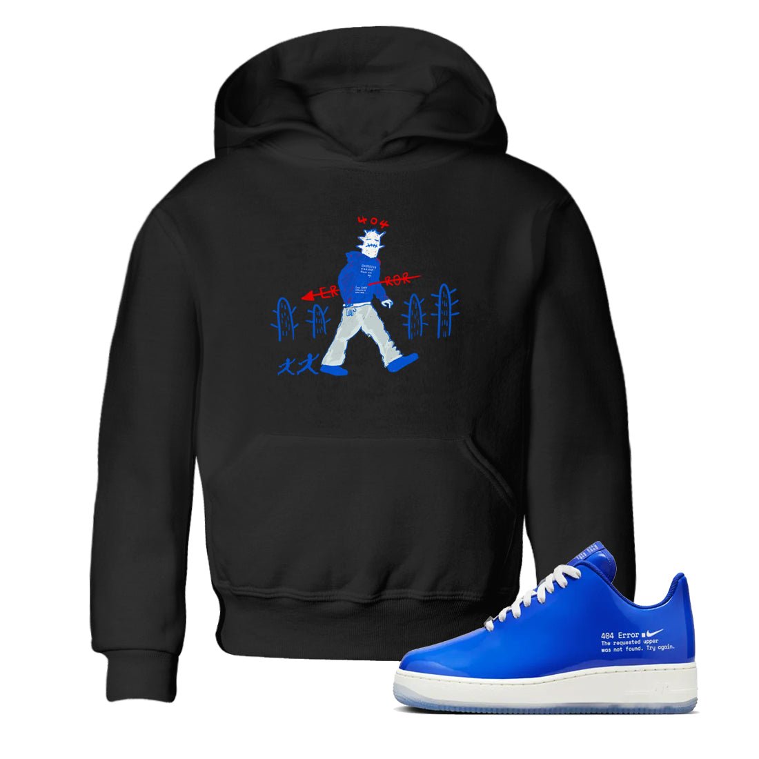 Air Force 1 404 Error shirt to match jordans Cactus Man sneaker tees Air Force 1 404 Error SNRT sneaker release tees baby toddler Black 1 cotton Shirt