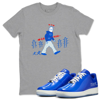 Air Force 1 404 Error shirt to match jordans Cactus Man sneaker tees Air Force 1 404 Error SNRT Sneaker Release Tees unisex cotton Heather Grey 1 crew neck shirt