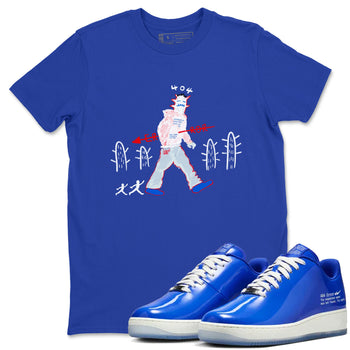 Air Force 1 404 Error shirt to match jordans Cactus Man sneaker tees Air Force 1 404 Error SNRT Sneaker Release Tees unisex cotton Royal Blue 1 crew neck shirt