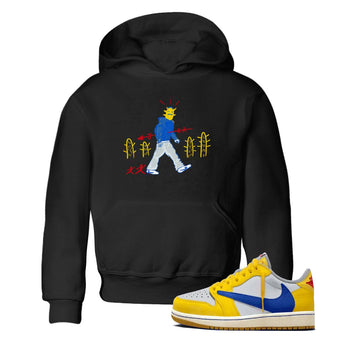 Air Jordan 1 Low x Travis Scott x Canary shirt to match jordans Cactus Man sneaker tees Air Jordan 1 Travis Scott Canary Streetwear Brand SNRT Sneaker Release Tees baby toddler Black 1 cotton Shirt