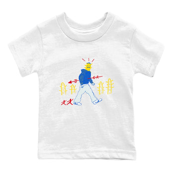 Air Jordan 1 Low x Travis Scott x Canary shirt to match jordans Cactus Man sneaker tees Air Jordan 1 Travis Scott Canary Streetwear Brand SNRT Sneaker Release Tees baby toddler White 2 cotton Shirt