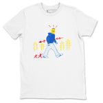 Air Jordan 1 Low x Travis Scott x Canary shirt to match jordans Cactus Man sneaker tees AJ1 Travis Scott Canary Streetwear Brand SNRT Sneaker Tees unisex cotton White 2 crew neck shirt