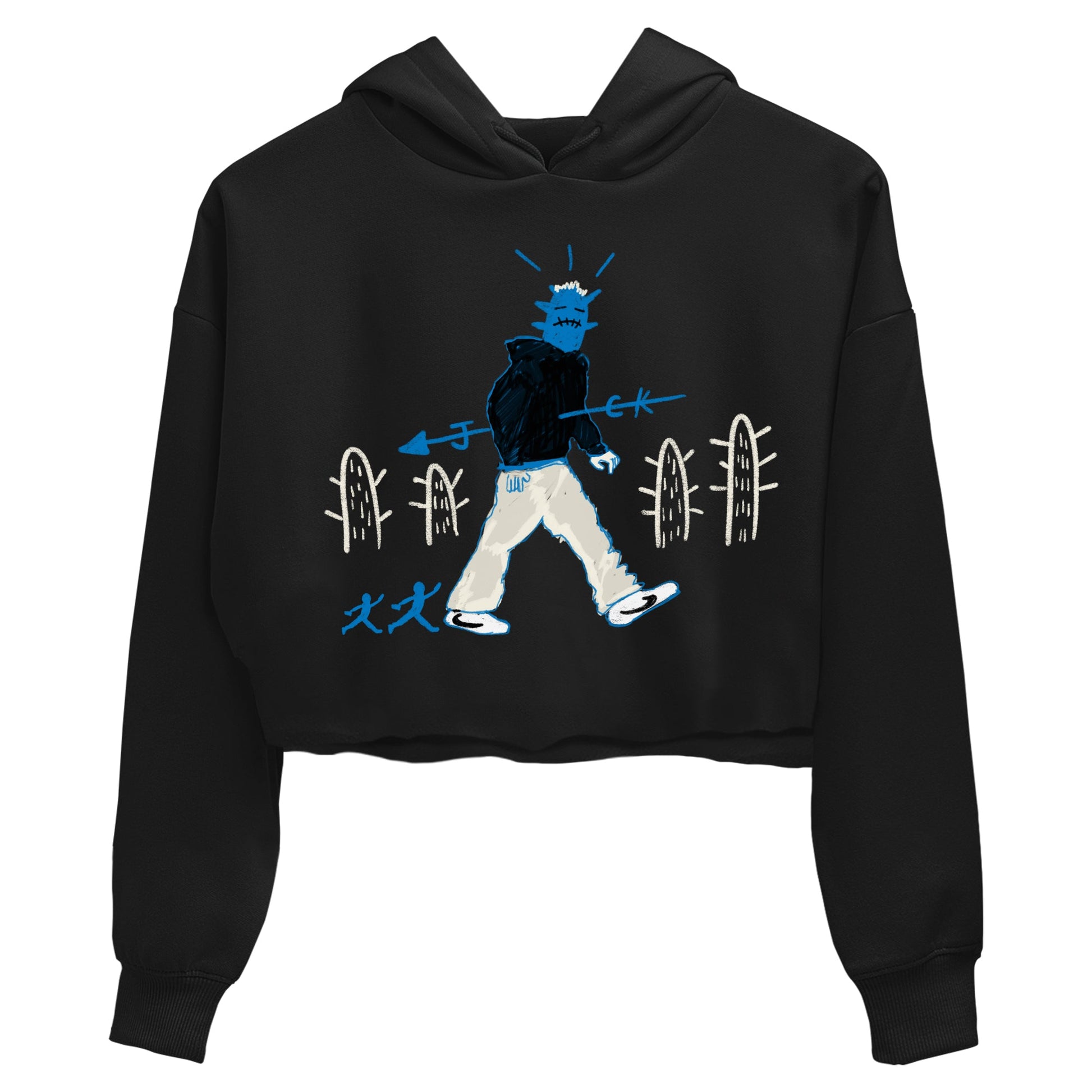 Air Jordan 1 x Travis Scott x Fragment shirt to match jordans Cactus Man sneaker tees Air Jordan 1 Travis Scott Fragment Streetwear Brand Streetwear Brand SNRT Sneaker Release Tees Black 2 crop length shirt