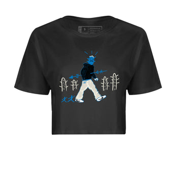 Air Jordan 1 x Travis Scott x Fragment shirt to match jordans Cactus Man sneaker tees Air Jordan 1 Travis Scott Fragment Streetwear Brand Streetwear Brand SNRT Sneaker Release Tees Black 2 crop length shirt