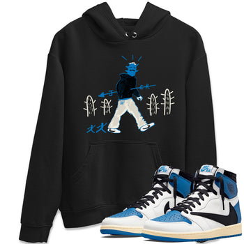 Air Jordan 1 x Travis Scott x Fragment shirt to match jordans Cactus Man sneaker tees 1s Travis Scott Fragment Streetwear Brand SNRT Sneaker Tees unisex cotton Black 1 crew neck shirt