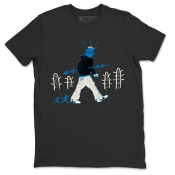 Air Jordan 1 x Travis Scott x Fragment shirt to match jordans Cactus Man sneaker tees 1s Travis Scott Fragment Streetwear Brand SNRT Sneaker Tees unisex cotton Black 2 crew neck shirt