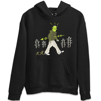 Air Jordan 1 Travis Scott Golf Olive shirt to match jordans Cactus Man sneaker tees 1s Travis Scott Golf Olive Streetwear Brand SNRT Sneaker Tees unisex cotton Black 2 crew neck shirt
