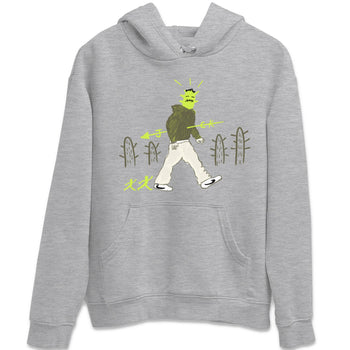 Air Jordan 1 Travis Scott Golf Olive shirt to match jordans Cactus Man sneaker tees 1s Travis Scott Golf Olive Streetwear Brand SNRT Sneaker Tees unisex cotton Heather Grey 2 crew neck shirt