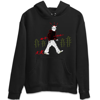 Air Jordan 1 Travis Scott Olive shirt to match jordans Cactus Man sneaker tees Air Jordan 1 x Travis Scott x Olive Streetwear Brand SNRT Sneaker Tees unisex cotton Black 2 crew neck shirt